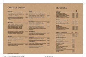 La Carte - Restaurant côté jardin